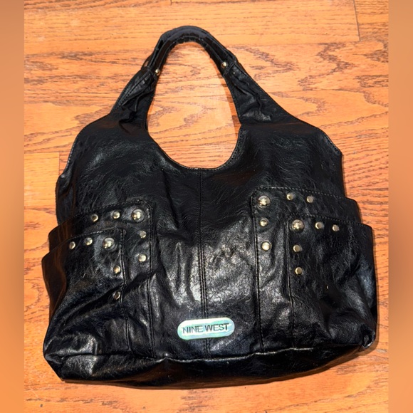 Nine West Black Studded Women's Bag - Picture 6 of 9
